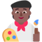 Artist- Medium-Dark Skin Tone emoji on Microsoft